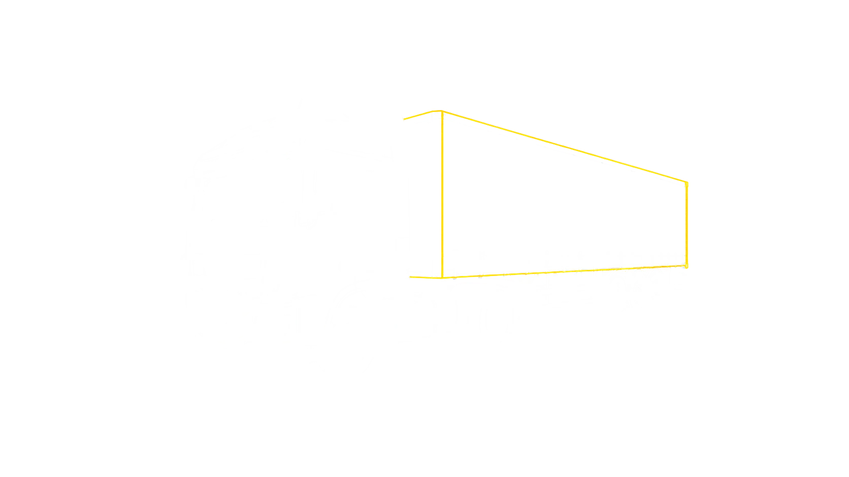 Dibujo de tractora con semirremolque